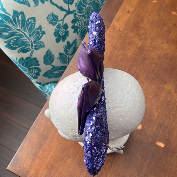 Disney Parks purple sequin Minnie mouse Ear band never worn - Picture 12 of 15